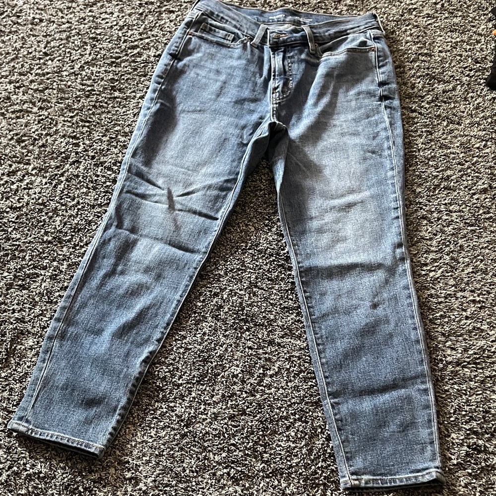 Women’s OLD NAVY High Rise O.G. Straight Secret Smooth Pockets (8)